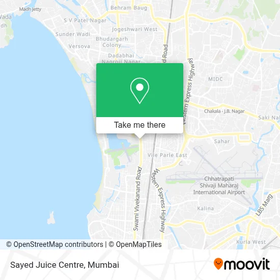 Sayed Juice Centre map