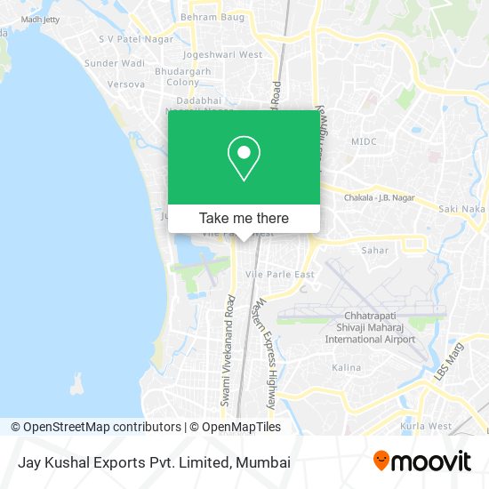 Jay Kushal Exports Pvt. Limited map