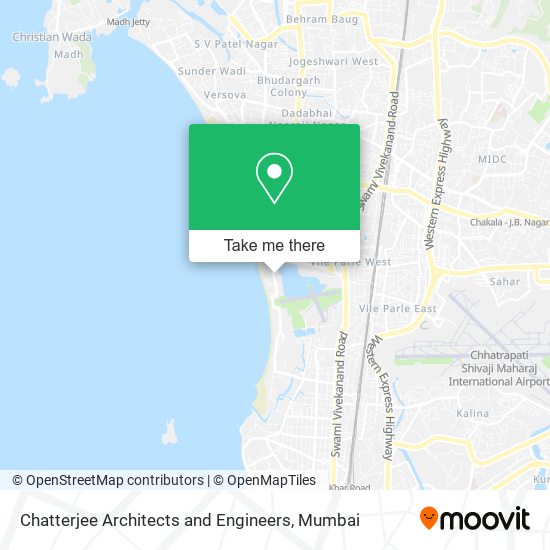 Chatterjee Architects and Engineers map