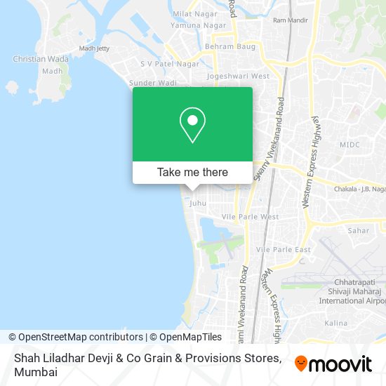 Shah Liladhar Devji & Co Grain & Provisions Stores map