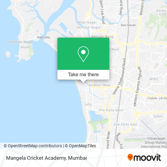 Mangela Cricket Academy map