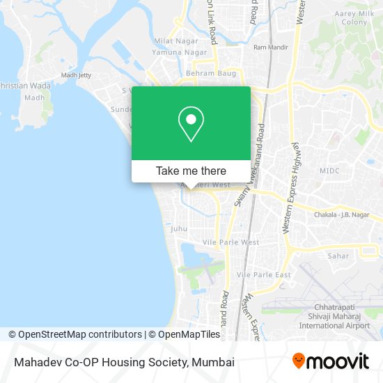 Mahadev Co-OP Housing Society map