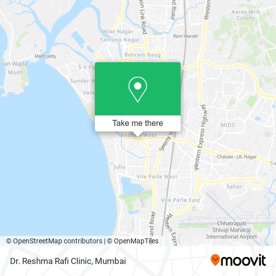 Dr. Reshma Rafi Clinic map