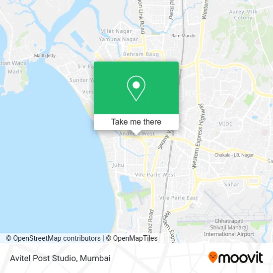 Avitel Post Studio map