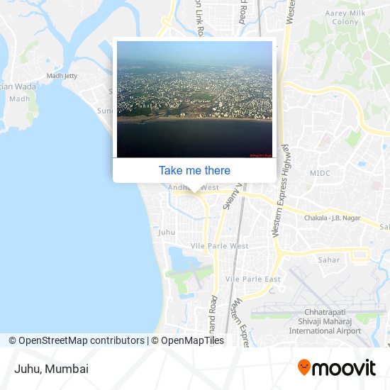 Juhu map