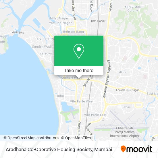 Aradhana Co-Operative Housing Society map