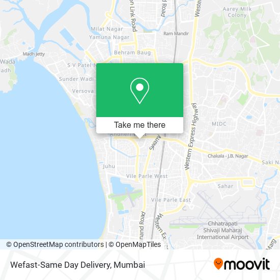 Wefast-Same Day Delivery map