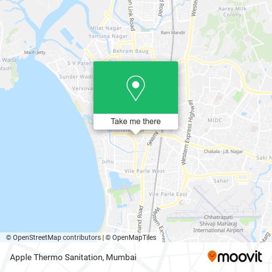 Apple Thermo Sanitation map