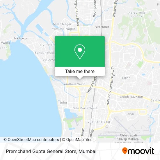 Premchand Gupta General Store map