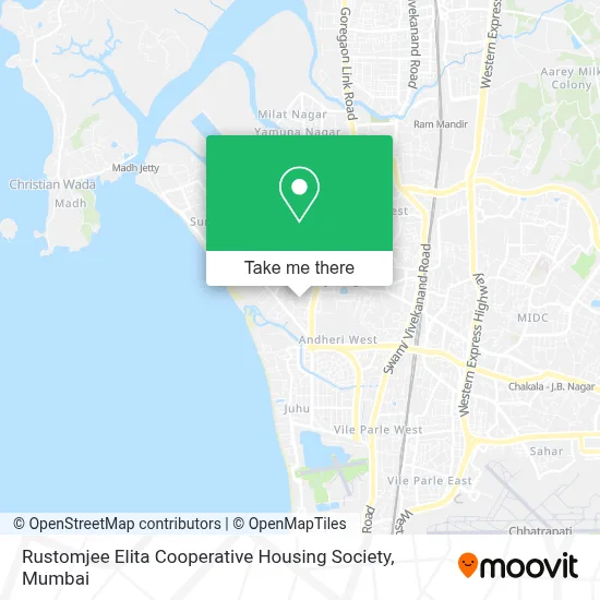 Rustomjee Elita CHS map