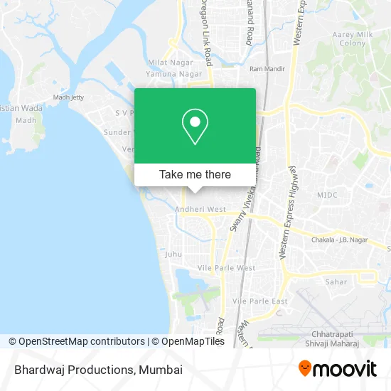 Bhardwaj Productions map