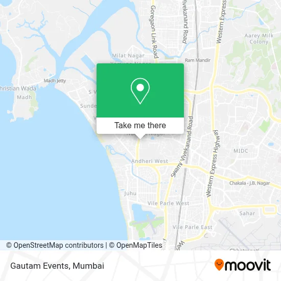 Gautam Events map