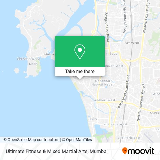 Ultimate Fitness & Mixed Martial Arts map