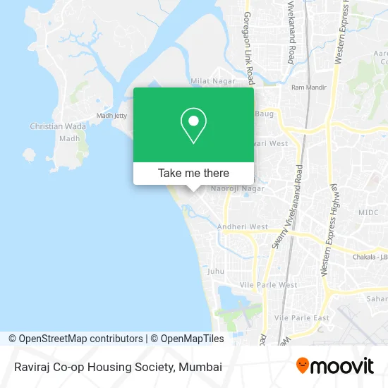 Raviraj Co-op Housing Society map
