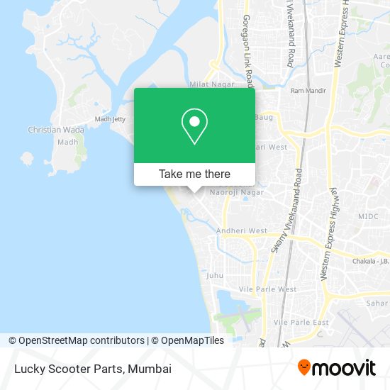 Lucky Scooter Parts map