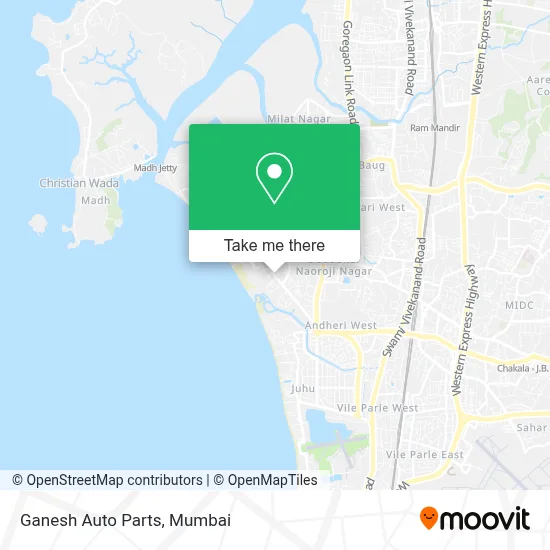 Ganesh Auto Parts map