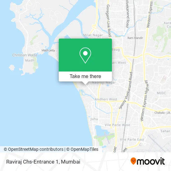 Raviraj Chs-Entrance 1 map