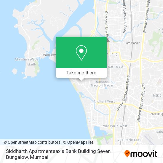 Siddharth Apartmentsaxis Bank Building Seven Bungalow map