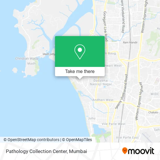 Pathology Collection Center map