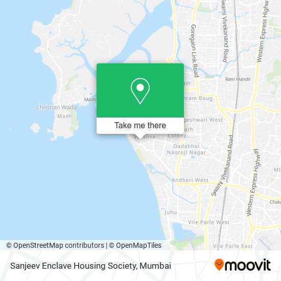 Sanjeev Enclave Housing Society map