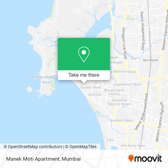 Manek Moti Apartment map