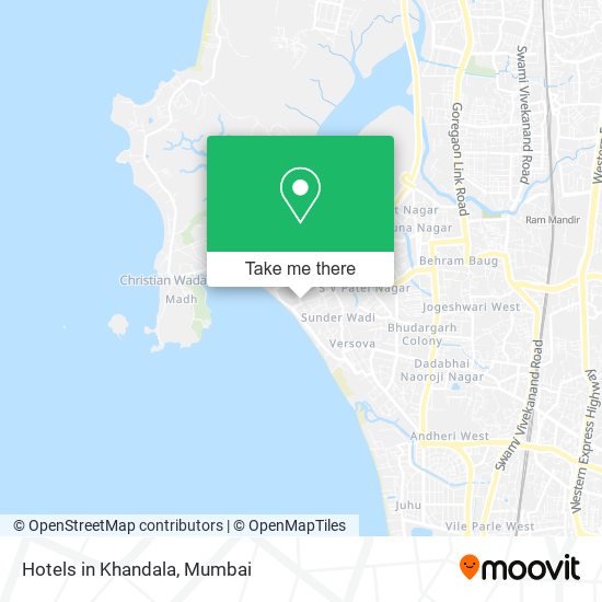 Hotels in Khandala map