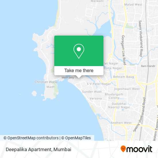 Deepalika Apartment map