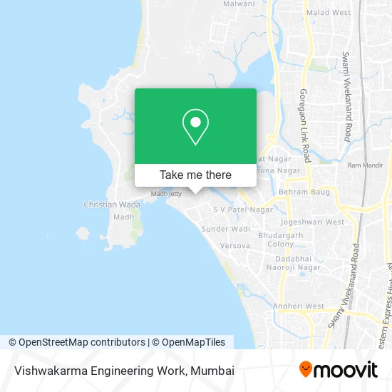 Vishwakarma Engineering Work map
