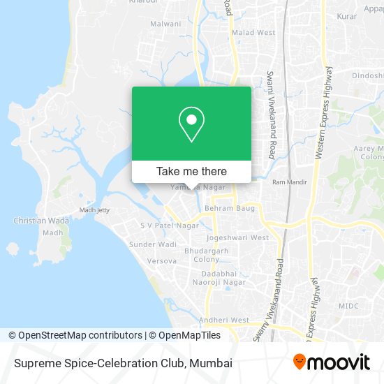 Supreme Spice-Celebration Club map