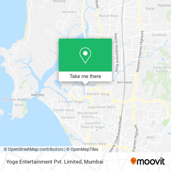 Yoge Entertainment Pvt. Limited map