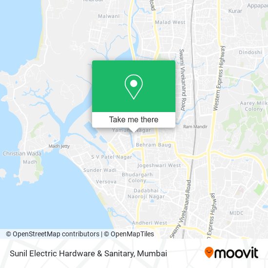 Sunil Electric Hardware & Sanitary map
