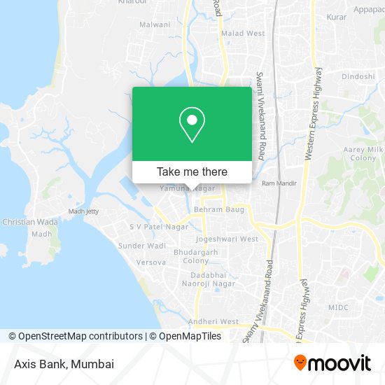 Axis Bank map