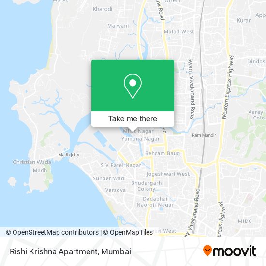 Rishi Krishna Apartment map
