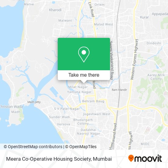 Meera Co-Operative Housing Society map