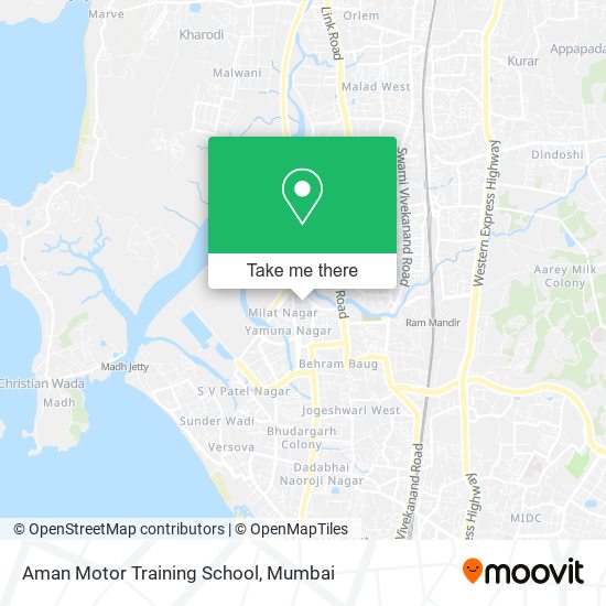 Aman Motor Training School map