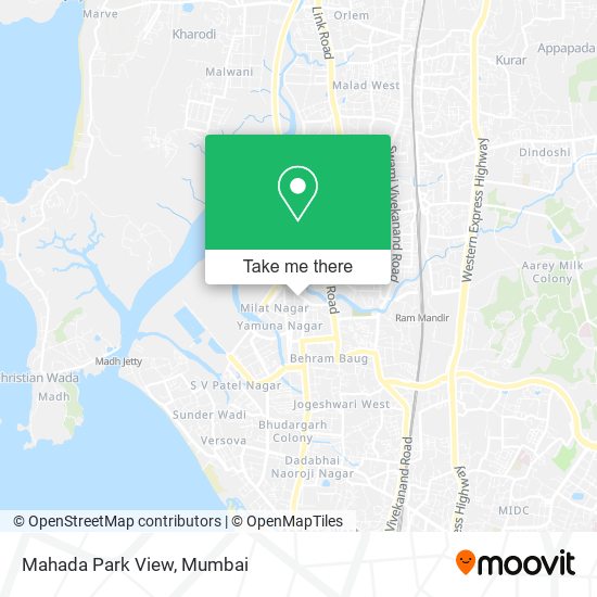 Mahada Park View map