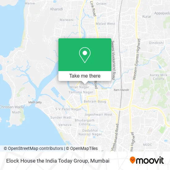 Elock House the India Today Group map