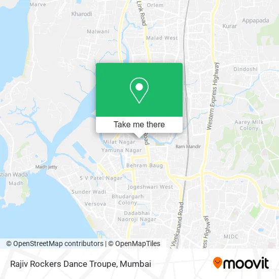 Rajiv Rockers Dance Troupe map