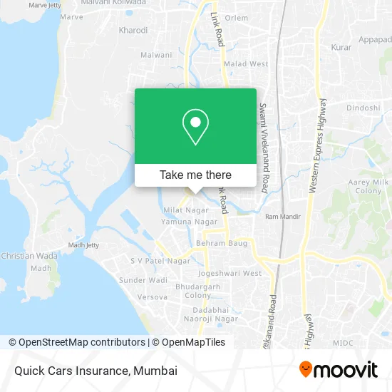 Quick Cars Insurance map