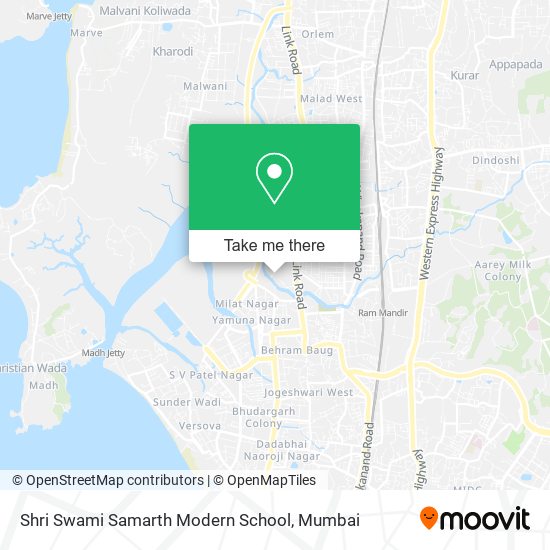 Shri Swami Samarth Modern School map