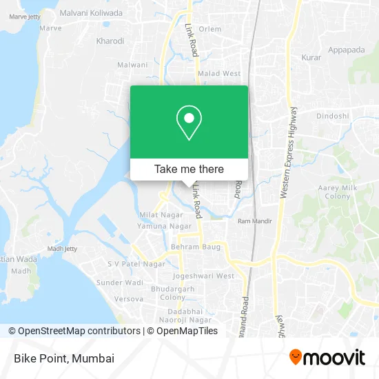 Bike Point map