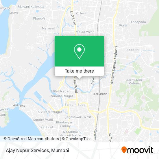 Ajay Nupur Services map