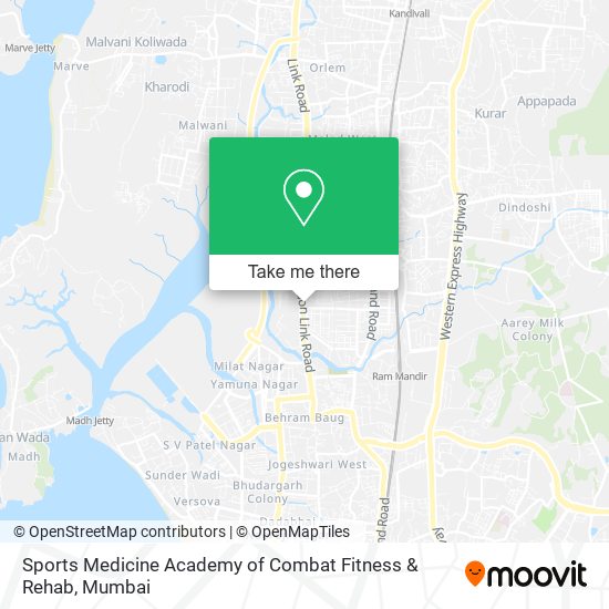 Sports Medicine Academy of Combat Fitness & Rehab map