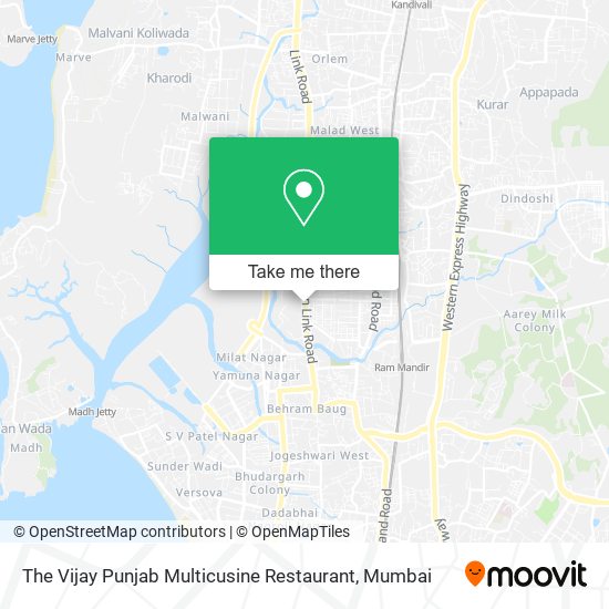The Vijay Punjab Multicusine Restaurant map