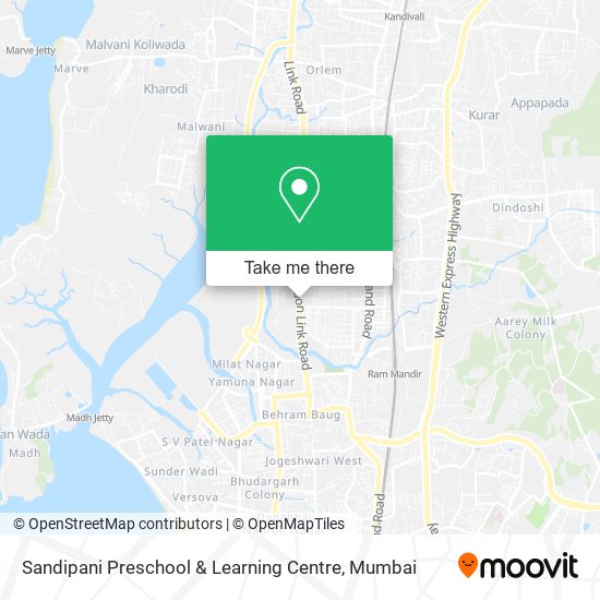 Sandipani Preschool & Learning Centre map