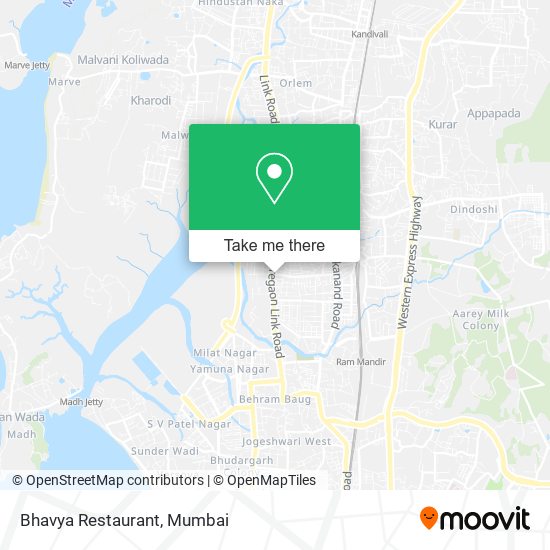 Bhavya Restaurant map