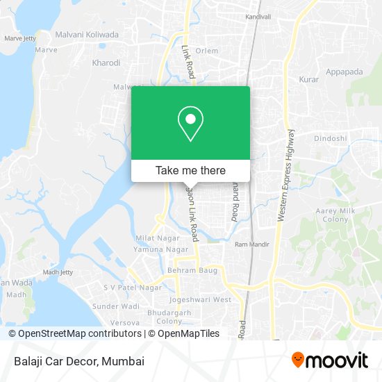 Balaji Car Decor map