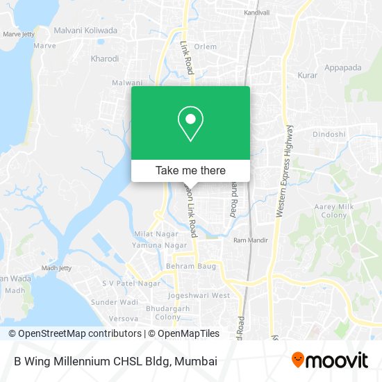 B Wing Millennium CHSL Bldg map