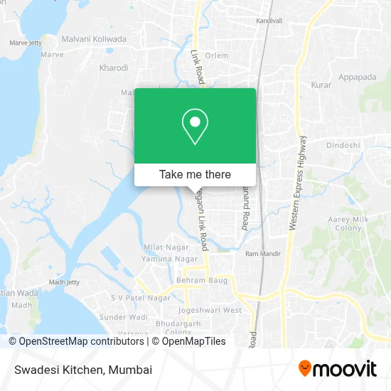 Swadesi Kitchen map