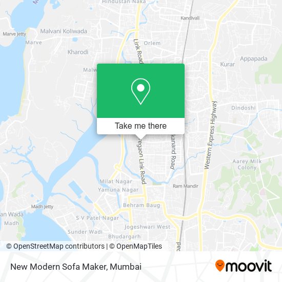 New Modern Sofa Maker map